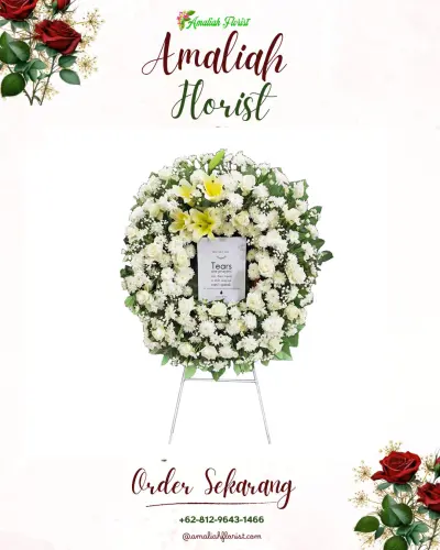 Krans Bunga Duka Cita karamatmulya